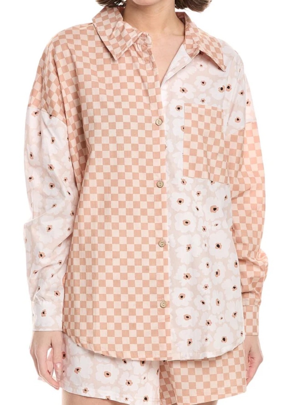 Honeydew Intimates Vacation Mode Lounge shirt xs nwt 100% cotton